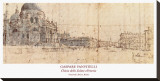 Church, Venice Impressão em tela esticada por Giuseppe Vanvitelli