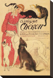 Clinique Chéron Reproduction transférée sur toile : par Théophile Alexandre Steinlen
