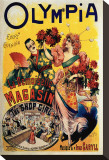 Olympia, The Shop Girl Operette Stretched Canvas Print by Louis Galice