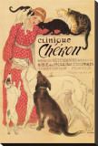 Clinique Chéron Reproduction transférée sur toile : par Théophile Alexandre Steinlen