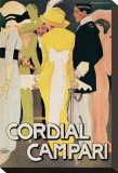 Cordial Campari Reproduction transférée sur toile : par Marcello Dudovich