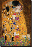 El beso, ca.1907 (detalle) Reproducción en lienzo de la lámina por Gustav Klimt El beso, ca.1907 (detalle) Reproducción en lienzo de la lámina por Gustav Klimt