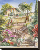 Lagodi Bracciano Stairway Reproduction transférée sur toile : par Rita Zaudke