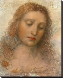 Il Redentore Stretched Canvas Print by Leonardo da Vinci 