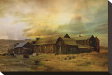 Bodi Farmhouse Stretched Canvas Print by Stephanie Laird