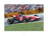 Ferrari F1 Vintage Ickx Race Posters