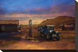 Ghost Town Stretched Canvas Print by Stephanie Laird