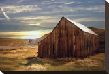 Sunset Barn Leinwand von Stephanie Laird