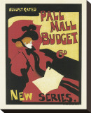 Illustrated Pall Mall Budget, New Series, c.1894 Stretched Canvas Print by Maurice Greiffenhagen