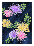 Mum Blue Giclee Print by Ikuko Kowada