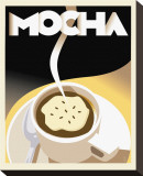 Deco Mocha I Stretched Canvas Print by Richard Weiss