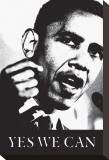 Barack Obama, Yes We Can Stretched Canvas Print