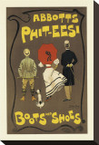 Abbotts Phit-Eesi Boots And Shoes Stretched Canvas Print by Dudley Hardy