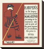 Harper's Magazine, c.1895 Stretched Canvas Print