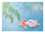 A Goldfish Giclee Print by Ikuko Kowada