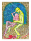 Scenery Where Lovers Relax in a Room Giclee Print by Mariko Miyake