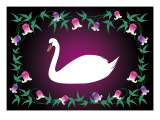 Swan Pink Giclee Print by Ikuko Kowada