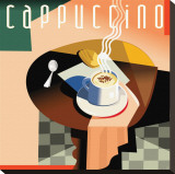 Cubist Cappucino I Reproduction transférée sur toile par Eli Adams
