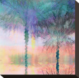Palmae Square II Stretched Canvas Print by Melinda Bradshaw