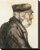 Orphan Man, Bust-Length Stretched Canvas Print by Vincent van Gogh