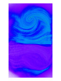 Nirvana: A Blue Cloud Makes the Purple Sky Giclee Print by Masaho Miyashima