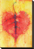 Leaf IV Stretched Canvas Print by Monica Wang