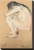 Sorrow Reproduction transférée sur toile par Vincent van Gogh
