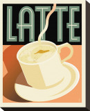 Deco Latte I Stretched Canvas Print by Richard Weiss