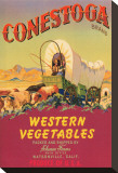 Conestoga Brand Western Vegetables Stretched Canvas Print