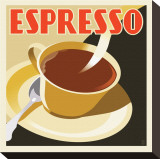 Deco Espresso I Leinwand von Richard Weiss
