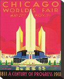 Chicago World's Fair Stretched Canvas Print