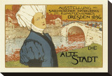 Exhibition of Saxon Artisanry and Commercial Art, Dresden, c.1896 Reproduction transférée sur toile par Otto Fischer