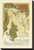 Salon Des Cent, Hall De La Plume Stretched Canvas Print by Alphonse Mucha