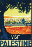 Visit Palestine Stretched Canvas Print by Franz Kraus