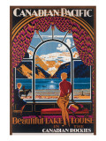 Beautiful Lake Louise in the Canadian Rockies Lámina giclée de primera calidad Beautiful Lake Louise in the Canadian Rockies Lámina giclée de primera calidad