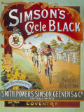 Simpsons Cycle Blikskilt