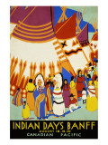 Jour des Indiens à Banff reproduction procédé giclée
