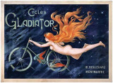 Cycles Gladiator Tin Sign