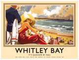 Whitley Bay Blechschild