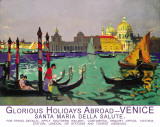 Glorious Holidays Abroad Venice Blikskilt