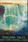 Chutes du Niagara Reproduction transférée sur toile par Frederic Madan