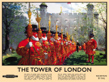 Torre de Londres Cartel de chapa