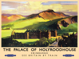 Holyroodhouse Cartel de chapa