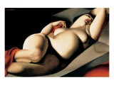 Tamara De Lempicka - La Belle Rafaela Speciální digitálně vytištěná reprodukce Tamara De Lempicka - La Belle Rafaela Speciální digitálně vytištěná reprodukce