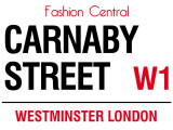Carnaby Street Emaille bord