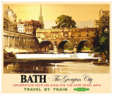 Bath Tin Sign