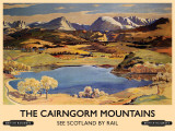 The Cairngorm Mountains Tin Sign