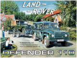 Land Rover Defender 110 Tin Sign by Trever Mitchell
