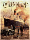 Queen Mary Plaque en métal par Kevin Walsh