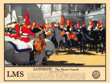 London Horseguards Cartel de chapa